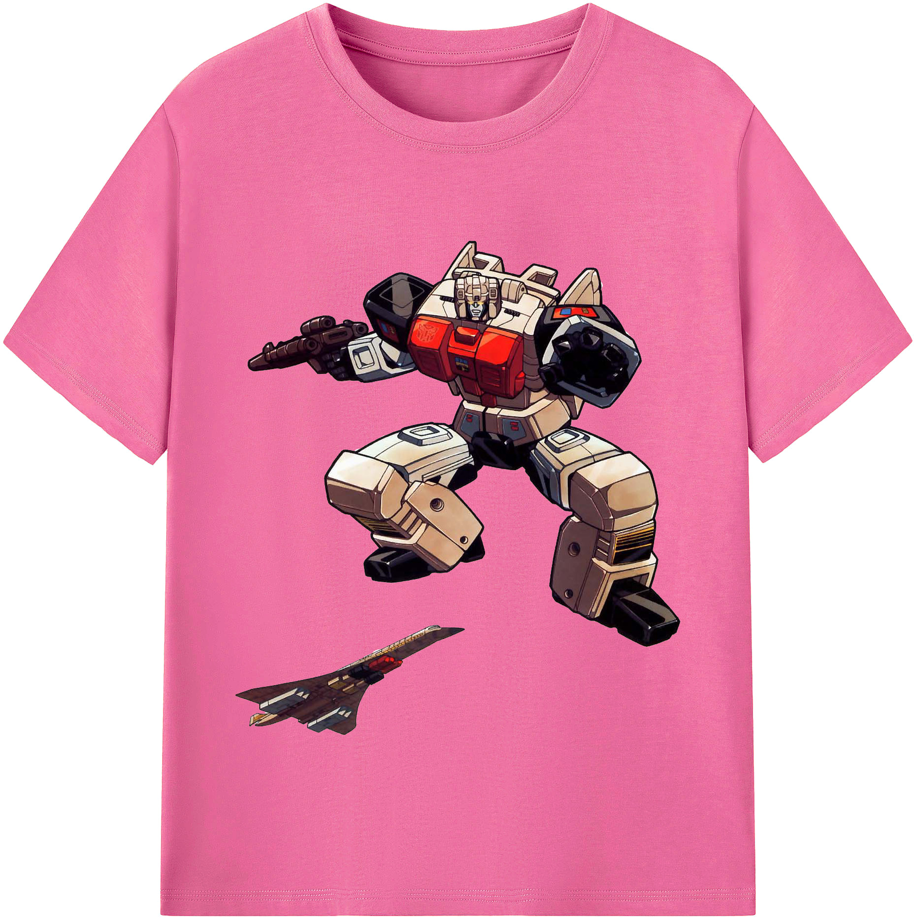 （画像用）  レディースカジュアルプリントTシャツ（綿100％）